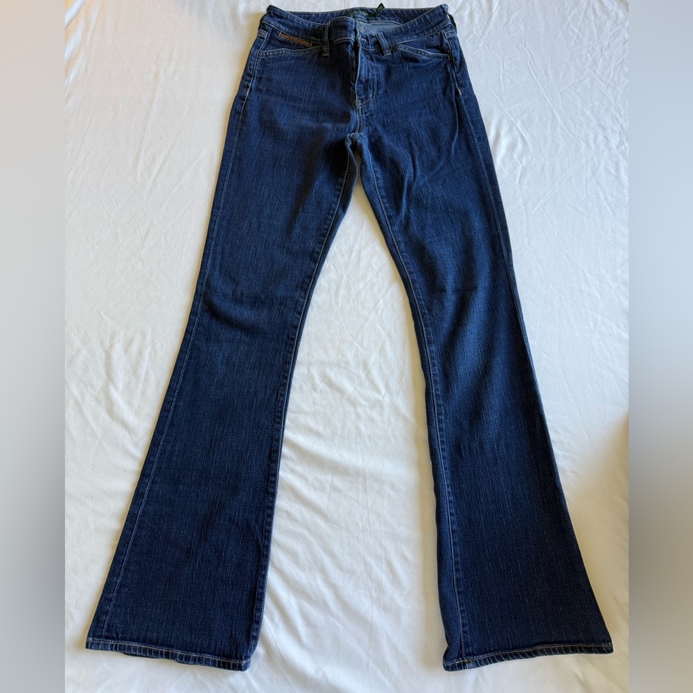 Lauren Ralph Lauren Dark Blue Flare Jeans